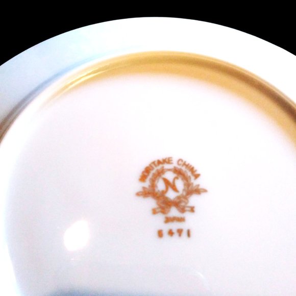 Noritake China 5471 Japanese Bread Plate & Bowls,  Cottage Style Plates and Bowl - Picture 4 of 8